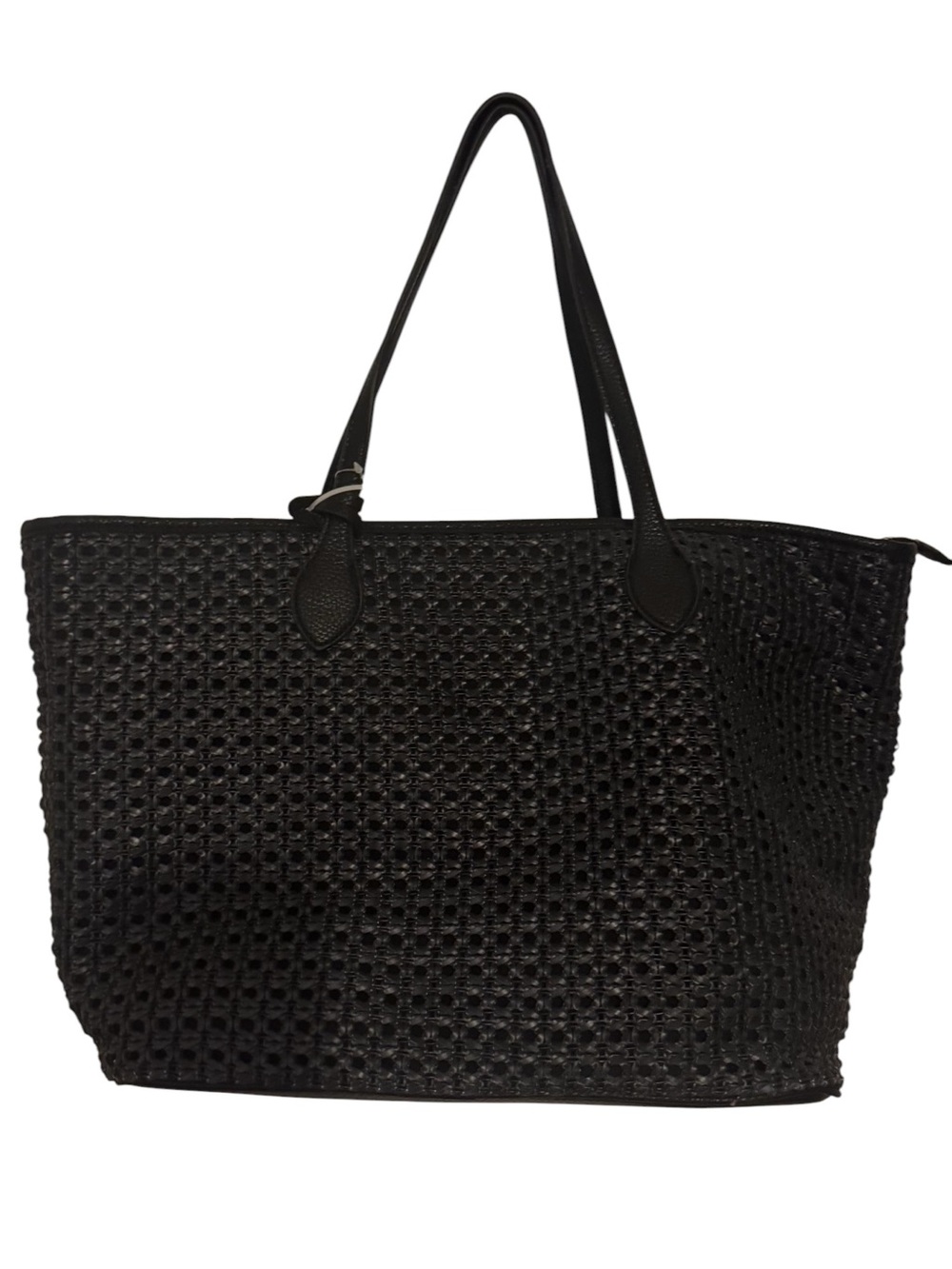 NWT Steve Madden Black BLYLAH Tote w/Matching Wristlet & Tassel - Picture 10 of 12